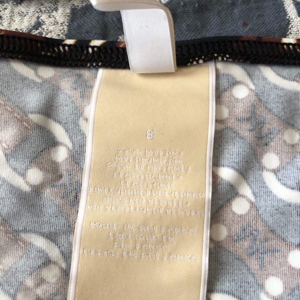 Michael Kors Brown logo Bikini Size 8 - Picture 13 of 14